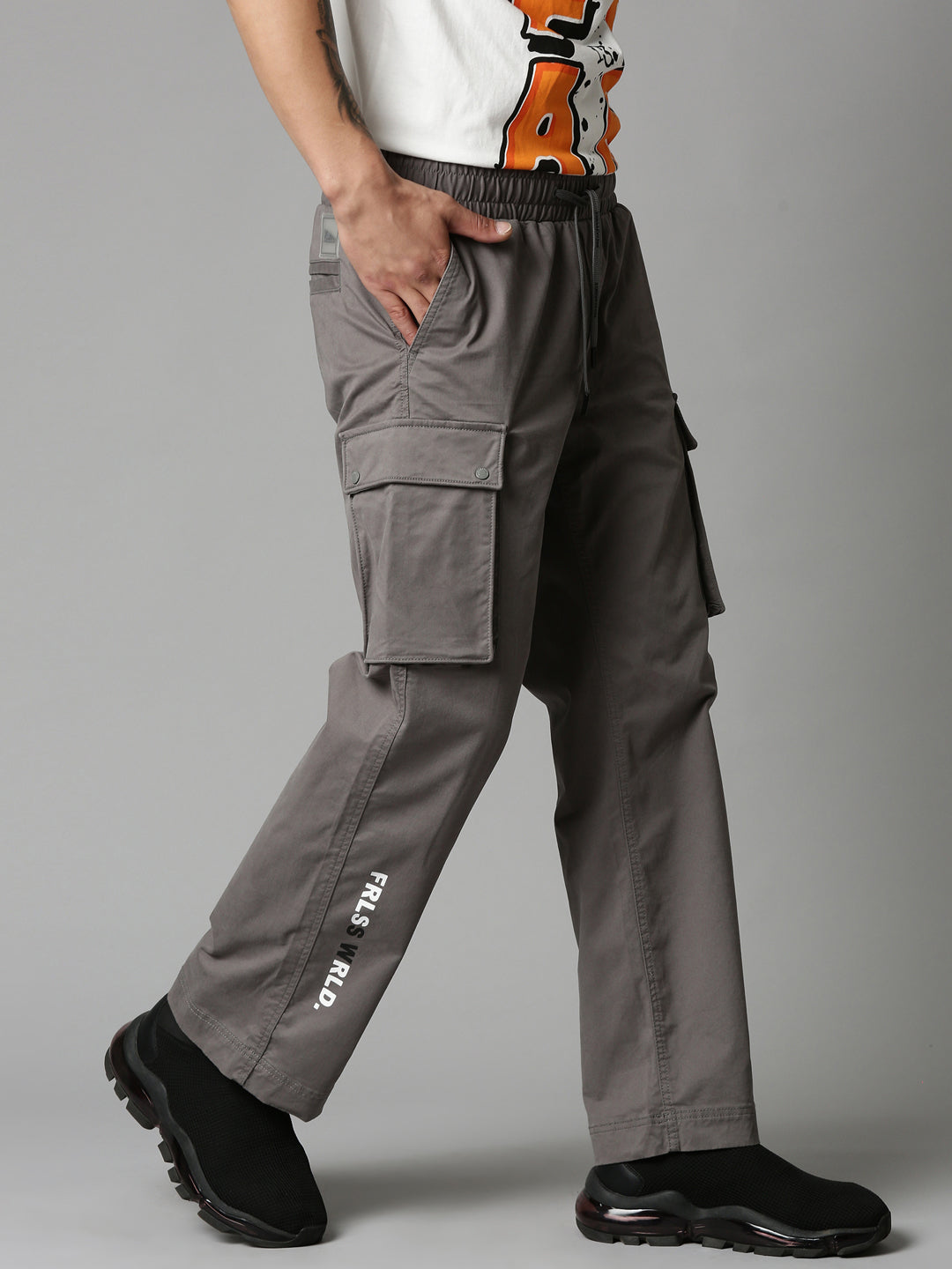 Buy Breakbounce Straight Fit Cargo Trouser 8907066345217