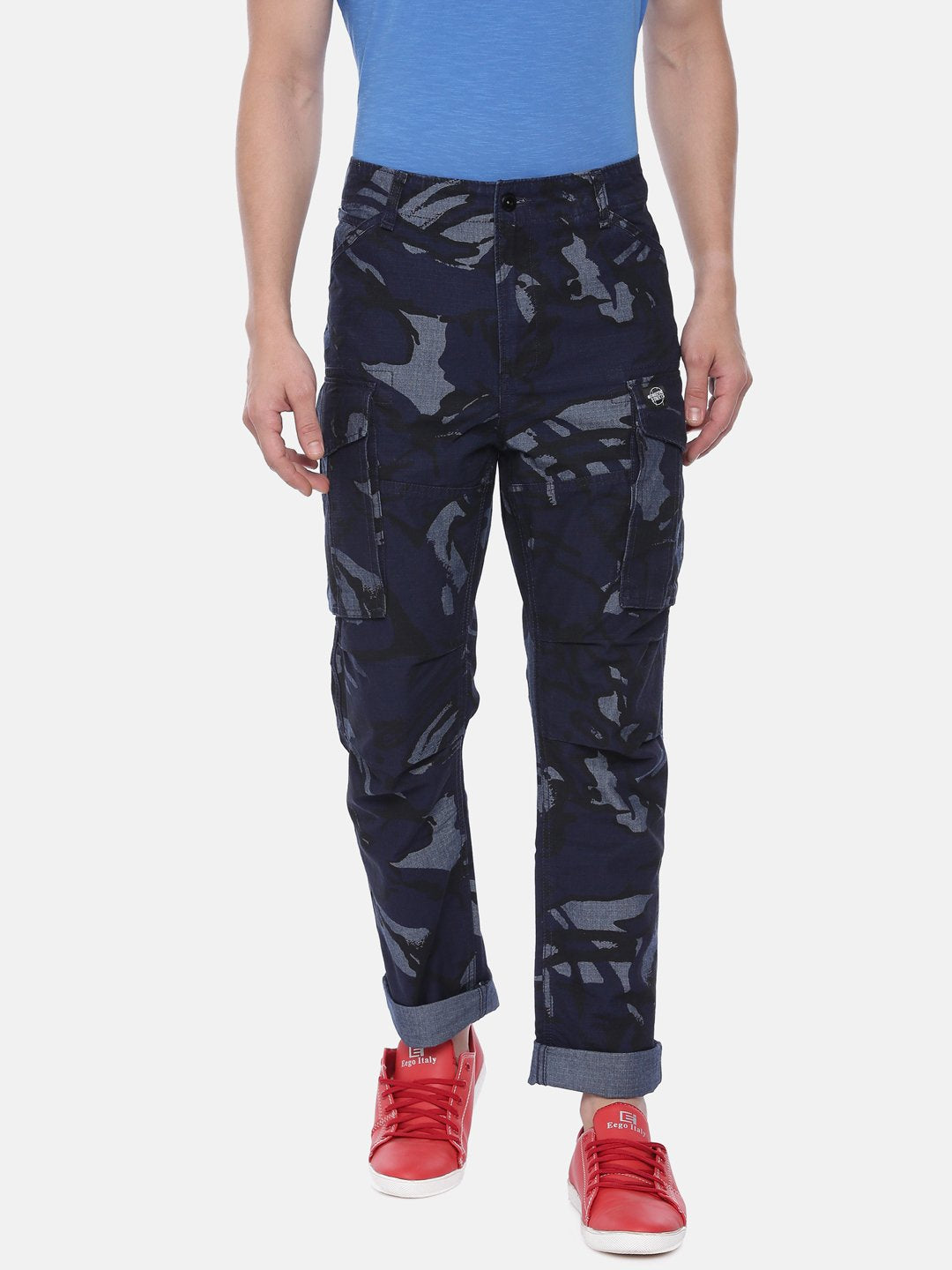 Buy online Blue Camouflage Cargo Casual Trousers from Bottom Wear for Men  by Sapper for 1629 at 14 off  2023 Limeroadcom
